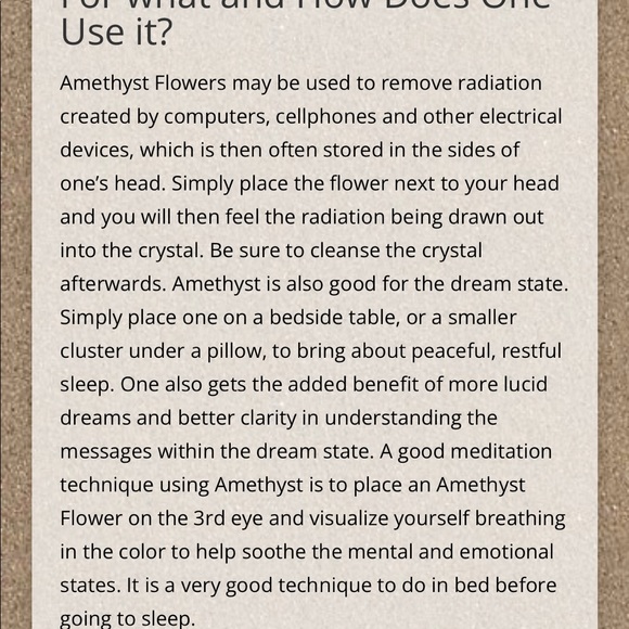 Gorgeous amethyst flower crystal heart - Picture 4 of 7